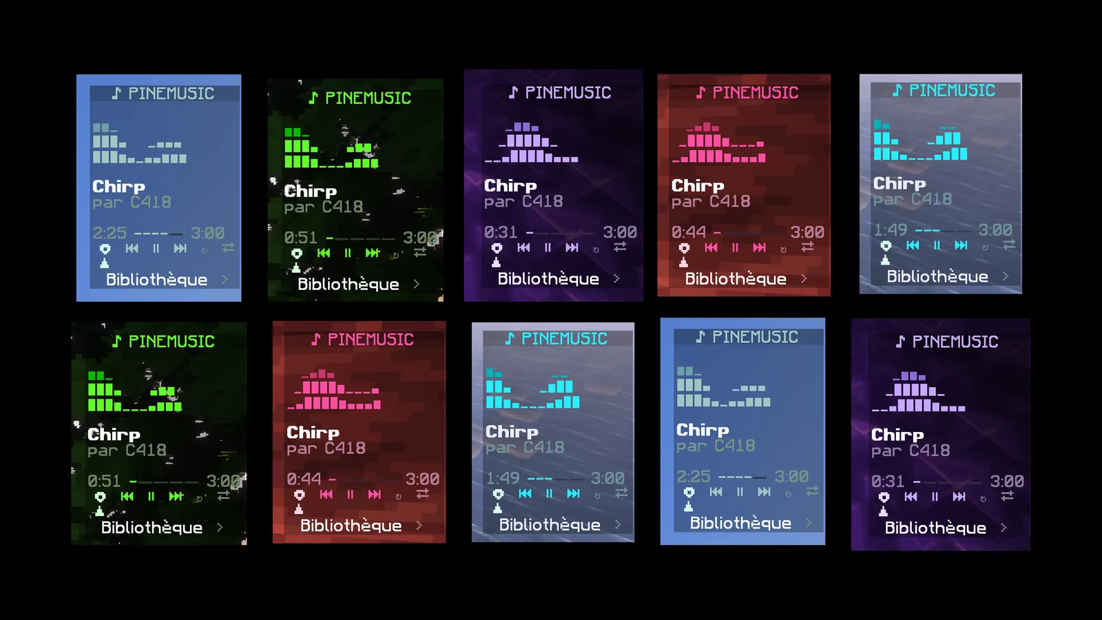 Sélection de morceaux PineMusic